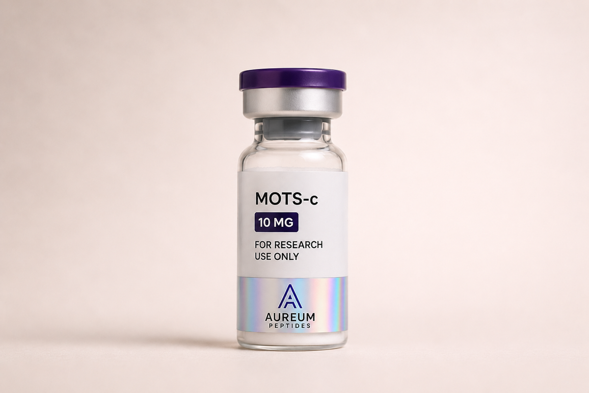 MOTS-c 10mg vial research peptide - Aureum Peptides